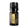A 5ml bottle of doTERRA Madagascar Vanilla essential oil on a solid white background.