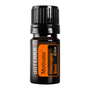 A 5 ml bottle of doTERRA Motivate Encouraging Blend essential oil on a solid white background.